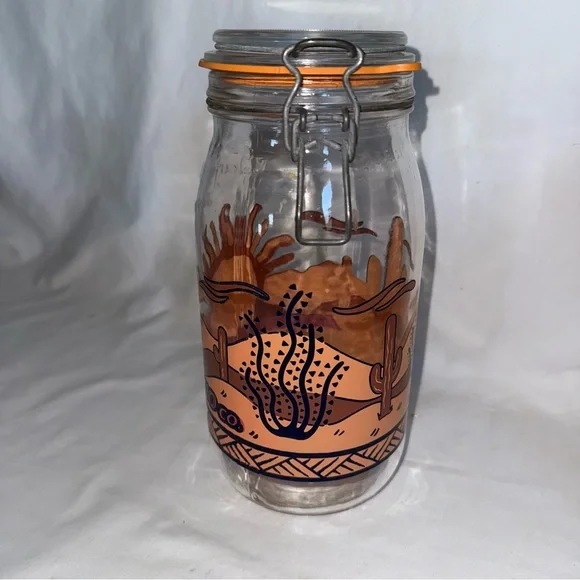 VTG Arizona Pistachio Co. Glass Canister Le Parfait Super Jar, France 2 Liter - Picture 4 of 8